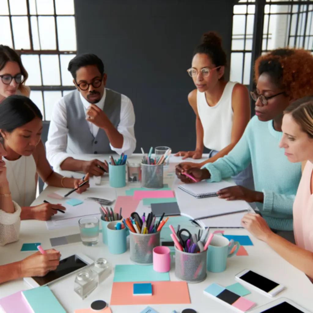 A Paprino csapata kreatív irodai környezetben együtt dolgozik